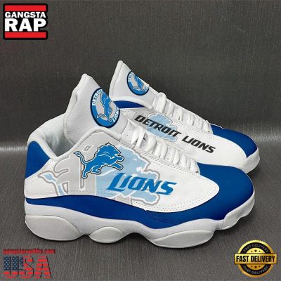 NFL Detroit Lions Air Jordan 13 Sneakers Shoes Shoes