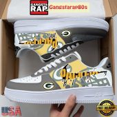 NFL Green Bay Packers Team Logo Unique Air Force 1 Shoes Running Sneakers