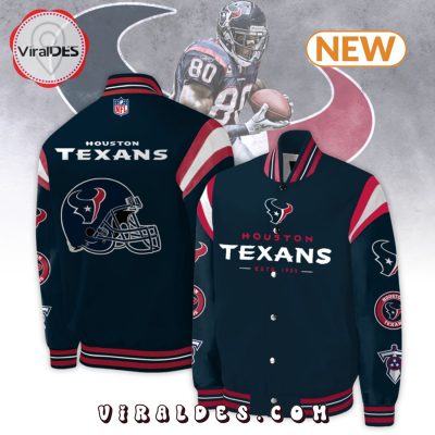 NFL Houston Texans Navy Baseball Jacket