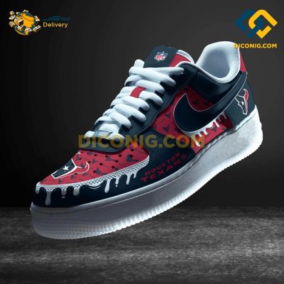 NFL Houston Texans Air Force 1 Custom Shoes DICONIG FASHION