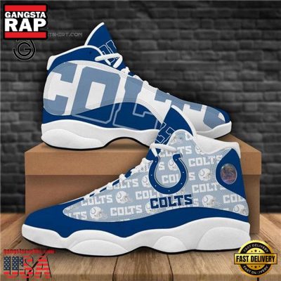 NFL Indianapolis Colts Air Jordan 13 Shoes 2