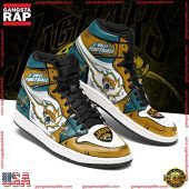 NFL Jacksonville Jaguars Football Logo Team Air Jordan 1 Running Sneakers Shoes