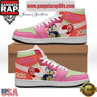 Jonas Brothers Sucker For Love Fan Air Jordan 1 Sneakers Shoes