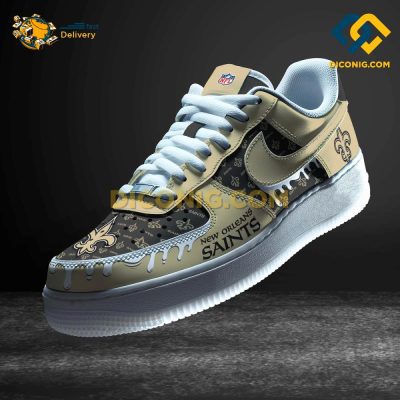 NFL New Orleans Saints Air Force 1 Custom Shoes DICONIG FASHION