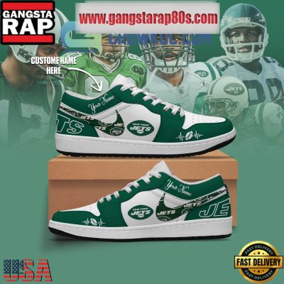 New York Jets Personalized Air Jordan 1 Sneakers Shoes