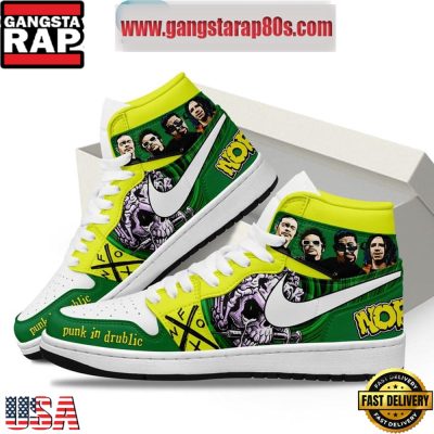 NOFX Punk Band In Drublic Air Jordan 1 Sneakers Shoes