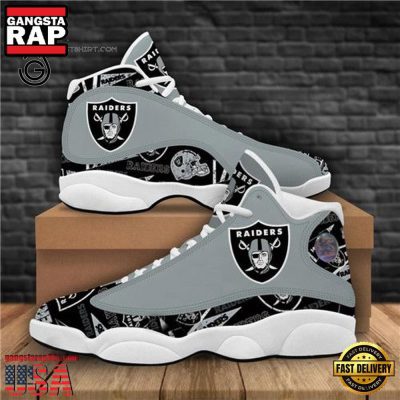 NFL Oakland Raiders Air Jordan 13 Shoes