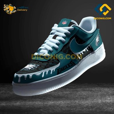 NFL Philadelphia Eagles Air Force 1 Custom Shoes DICONIG FASHION