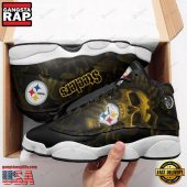 NFL Pittsburgh Steelers Football Sport New Design Air Jordan 13 Running Sneakers Shoes