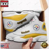 NFL Pittsburgh Steelers Football Team Sport New Design Air Jordan 13 Running Sneakers Shoes
