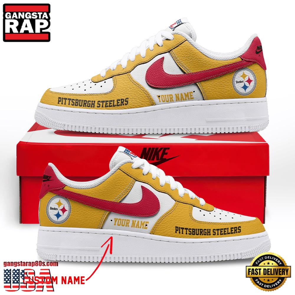 NFL Pittsburgh Steelers New Design Custom Air Force 1 Running Sneakers Shoes NFL Pittsburgh Steelers New Design Custom Air Force 1 Running Sneakers Shoes