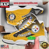 Nfl Pittsburgh Steelers Personalized Air Jordan 13 Sport Shoes9628.jpg - demo10