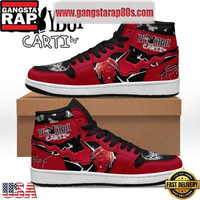 Playboi Carti Fan Unique Design Air Jordan 1 Sneakers Shoes