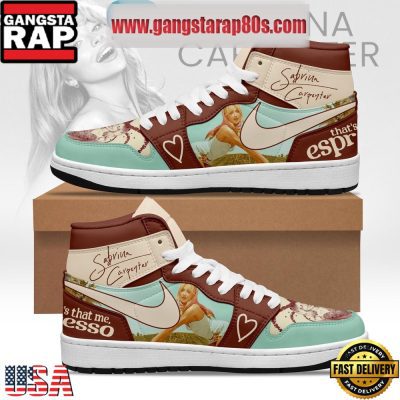 Sabrina Carpenter It's Me Your Espresso Air Jordan 1 Sneakers Shoes