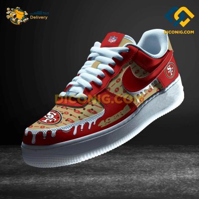 NFL San Francisco 49ers Air Force 1 Custom Shoes DICONIG FASHION
