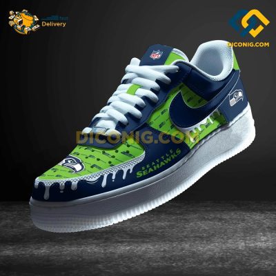 NFL Seattle Seahawks Air Force 1 Custom Shoes DICONIG FASHION