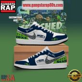Seattle Seahawks Personalized Air Jordan 1 Sneakers Shoes