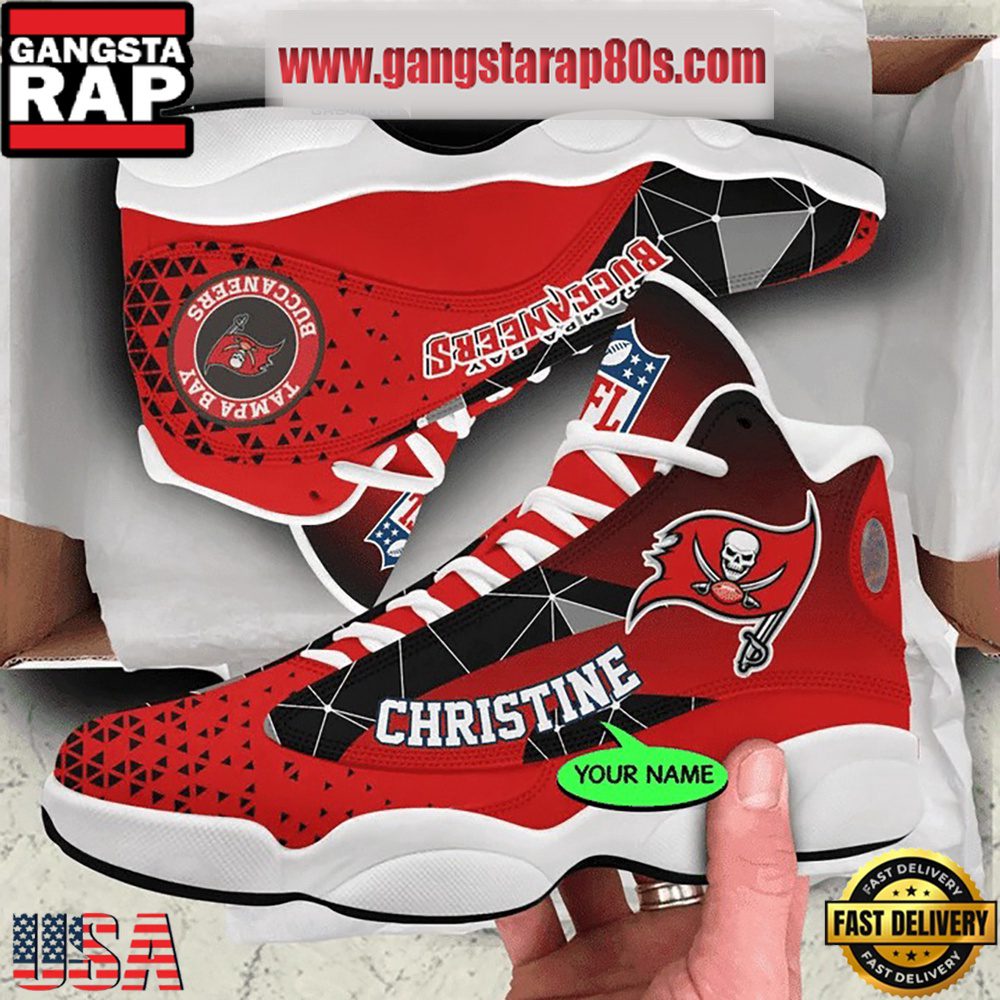 NFL Tampa Bay Buccaneers Personalized Air Jordan 13 Sport Shoes NFL Tampa Bay Buccaneers Personalized Air Jordan 13 Sport Shoes