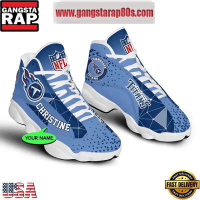 NFL Tennessee Titans Personalized Air Jordan 13 Sport Shoes