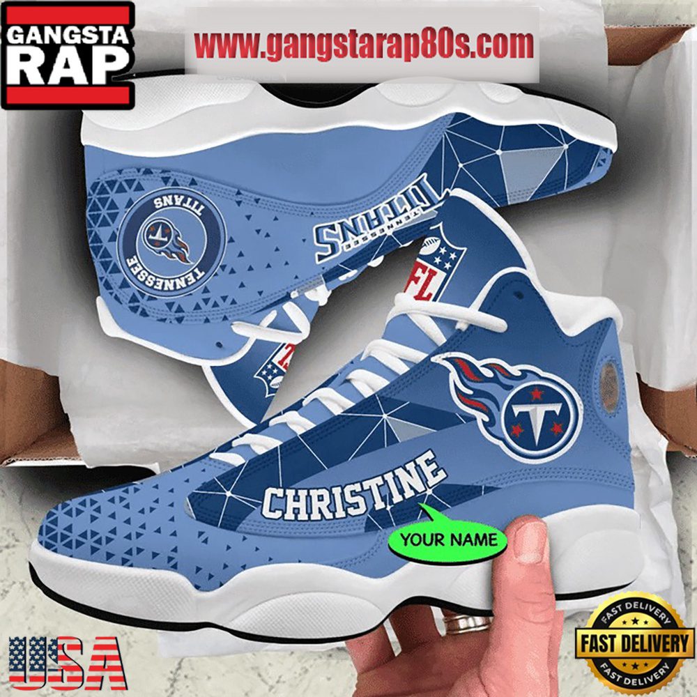 NFL Tennessee Titans Personalized Air Jordan 13 Sport Shoes NFL Tennessee Titans Personalized Air Jordan 13 Sport Shoes
