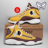 Nfl Washington Redskins Air Jordan 13custom Shoes White Black J13 Shoes Type01.jpg - demo10