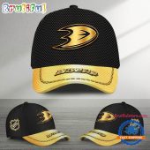NHL Anaheim Ducks Black And Gold Design Cap Hats