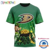 NHL Anaheim Ducks Personalize St. Patrick's Day Hockey Team T Shirt, Hoodie, Sweatshirt