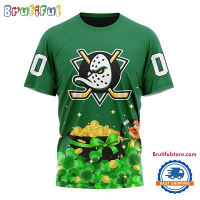 NHL Anaheim Ducks Special Design St.Patrick's Day T Shirt, Hoodie, Sweatshirt