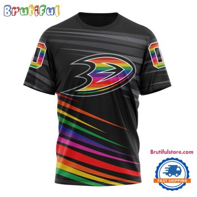 NHL Anaheim Ducks Special Pride Design Hockey Is For Everyone T Shirt, Hoodie, Sweatshirt