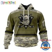 NHL Anaheim Ducks Special Veterans Military Appreciation Hoodie, TShirt, Sweatshirt