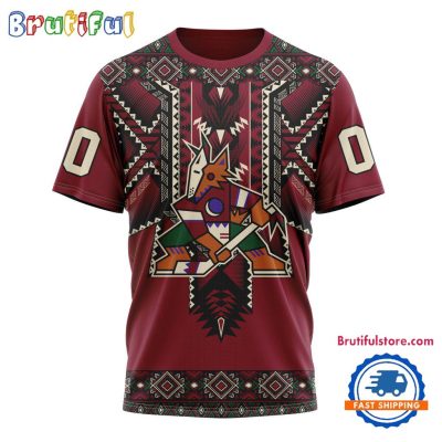 NHL Arizona Coyotes Special Native American Heritage Design T Shirt, Hoodie, Sweatshirt