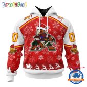 NHL Arizona Coyotes Special Santa Hats Logo Team Merry Christmas Hoodie, TShirt, Sweatshirt