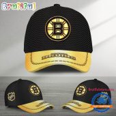NHL Boston Bruins Black And Gold Design Cap Hats