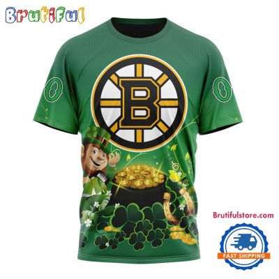 NHL Boston Bruins Personalize St. Patrick's Day Hockey Team T Shirt, Hoodie, Sweatshirt