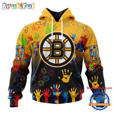 NHL Boston Bruins Special Autism Awareness Personalization Hoodie, TShirt, Sweatshirt