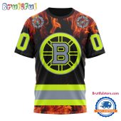 NHL Boston Bruins Special Honoring Firefighters Design T Shirt, Hoodie, Sweatshirt