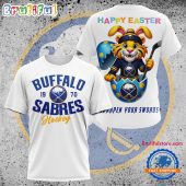 NHL Buffalo Sabres Hockey Team Mascot Design Happy Easter Day T Shirt