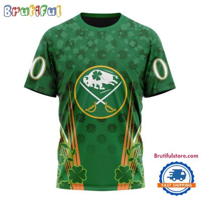 NHL Buffalo Sabres Special St. Patrick's Day All Over Print Shirts