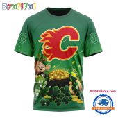 NHL Calgary Flames Personalize St. Patrick's Day Hockey Team T Shirt, Hoodie, Sweatshirt