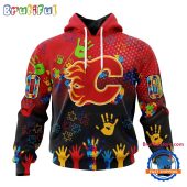 Nhl Calgary Flames Special Autism Awareness Personalization Hoodie Tshirt Sweatshirt1308.jpg - demo10