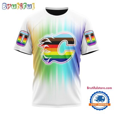 NHL Calgary Flames Special LGBT Design For Pride Month T Shirt, Sweatshirt, Hoodie