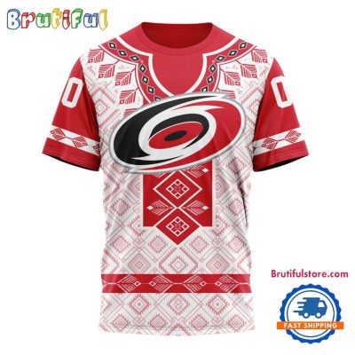 NHL Carolina Hurricanes Hockey Team Native Heritage Design T Shirt, Hoodie, Sweatshirt