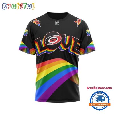 NHL Carolina Hurricanes Lover LGBT Pride Month Personalized T Shirt, Hoodie, Sweatshirt