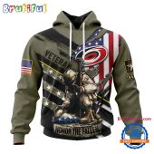 Nhl Carolina Hurricanes Special Hockey Honor Veterans And Their Families Hoodie Tshirt Sweatshirt4533.jpg - demo10