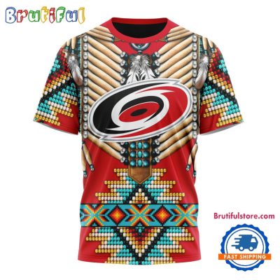 NHL Carolina Hurricanes Special Native American Costume Hockey Team Design T Shirt, Hoodie, Sweatshirt