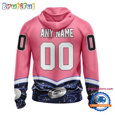 NHL Carolina Hurricanes Specialized Hockey Fights Cancer Hoodie