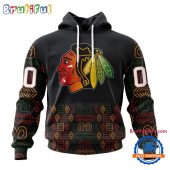 NHL Chicago Blackhawks Special Design For Black History Month Hoodie, TShirt, Sweatshirt