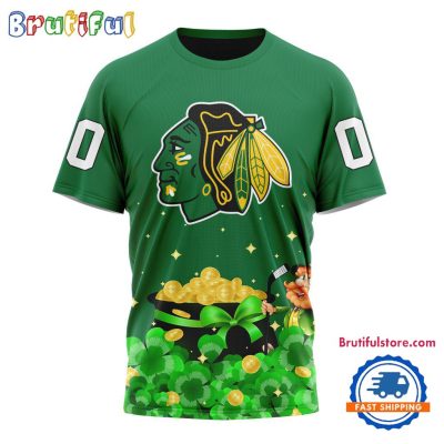 NHL Chicago Blackhawks Special Design St.Patrick's Day T Shirt, Hoodie, Sweatshirt