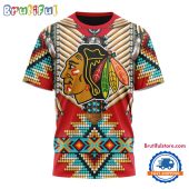 NHL Chicago Blackhawks Special Native American Costume Hockey Team Design T Shirt, Hoodie, Sweatshirt