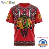 NHL Chicago Blackhawks Special Native American Heritage Design T Shirt, Hoodie, Sweatshirt